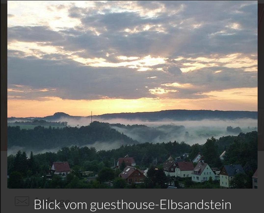 Guesthouse Elbsandstein App. Bastei Rathmannsdorf Екстер'єр фото